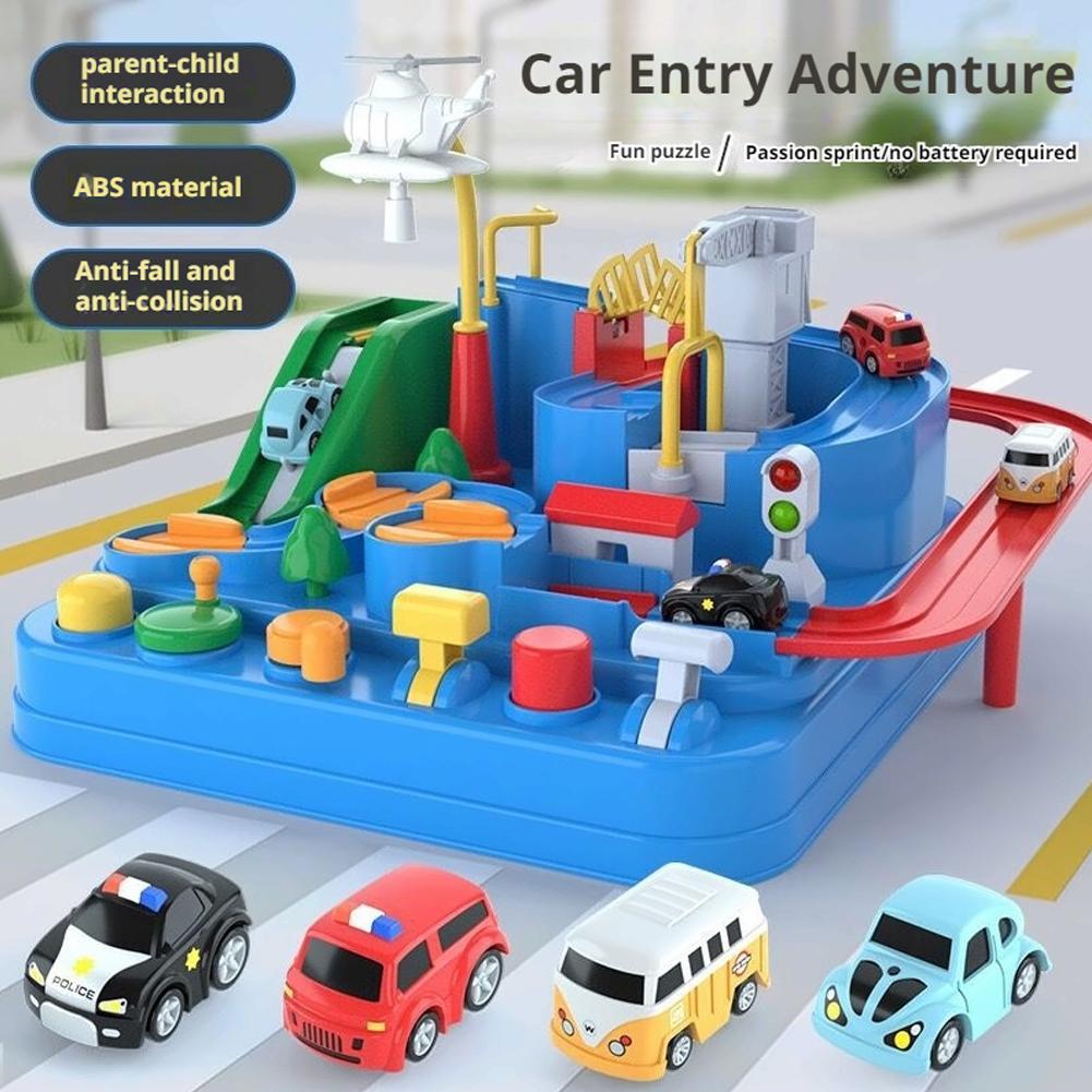 Kids Educational Device - Racing Rail Car Model Train Track