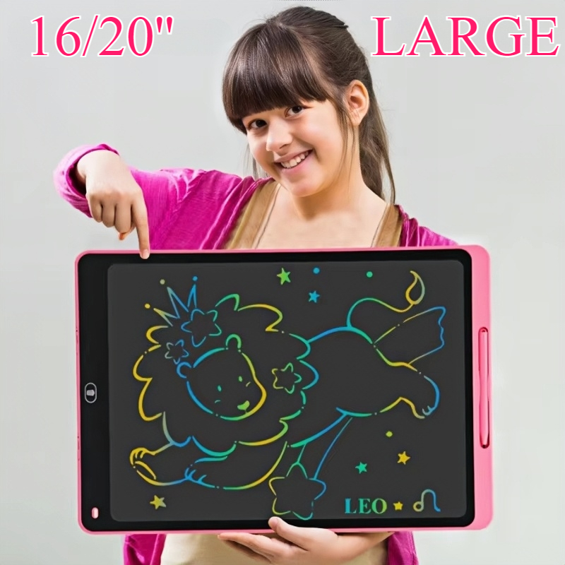 Kids Education Tablet - 16/20inch LCD Drawing Board Writing Tablet