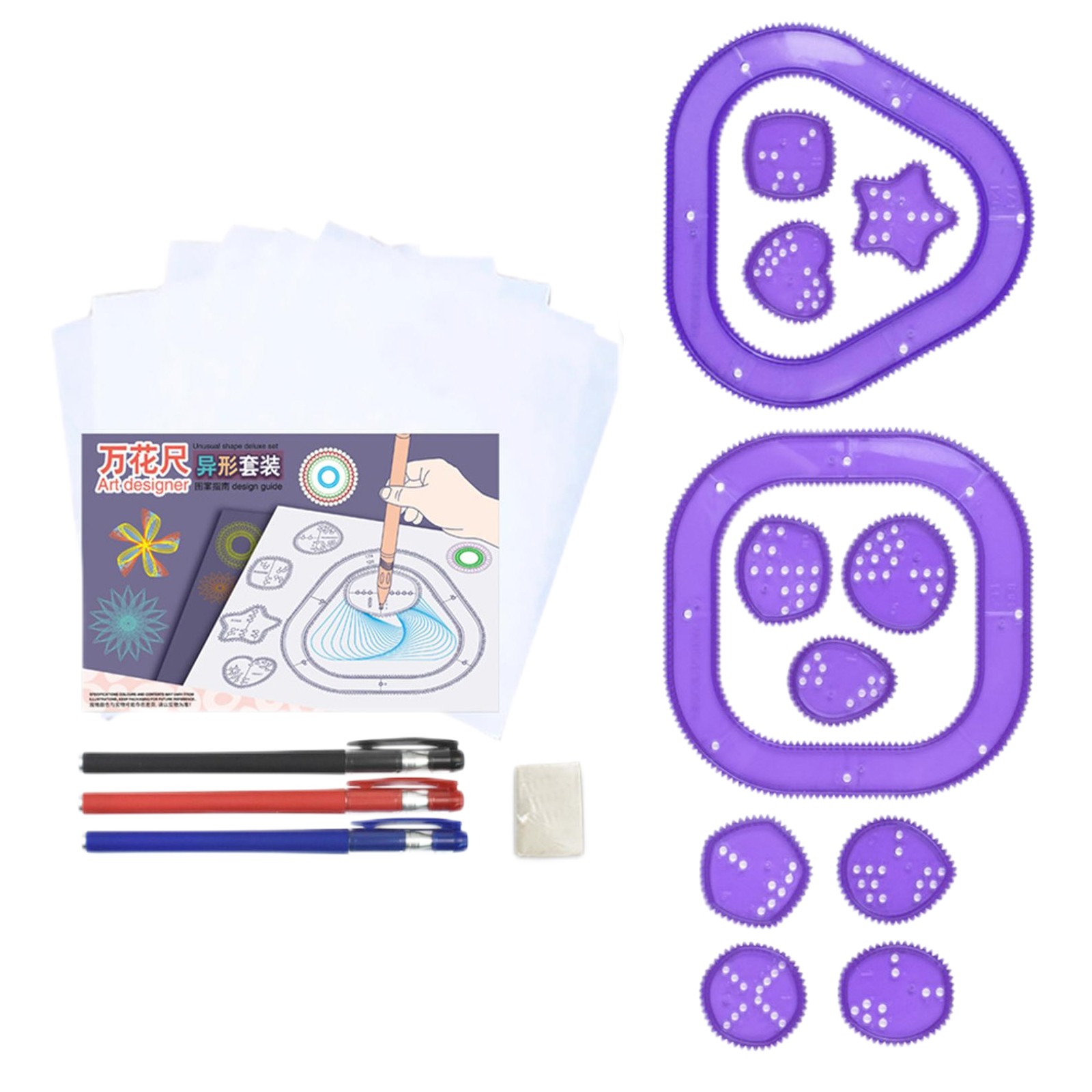 Colorful Spirograph Set Kids M - đánh giá và giá Kids Education Gift