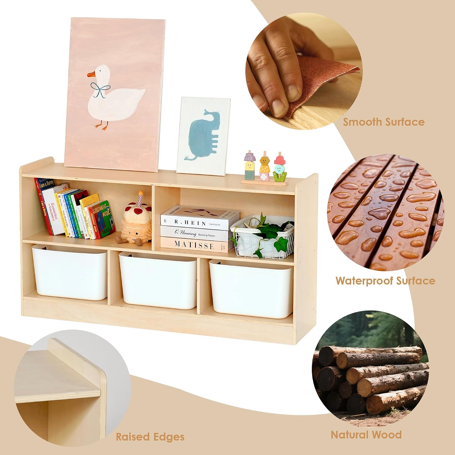 Montessori Book and Toy Shelf  - đánh giá và giá Montessori Shelf Toy
