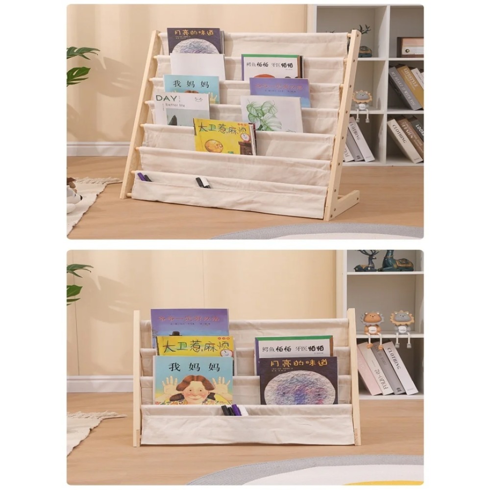Wooden Bookshelf, Multi Layer  - đánh giá và giá Montessori Shelf Toy
