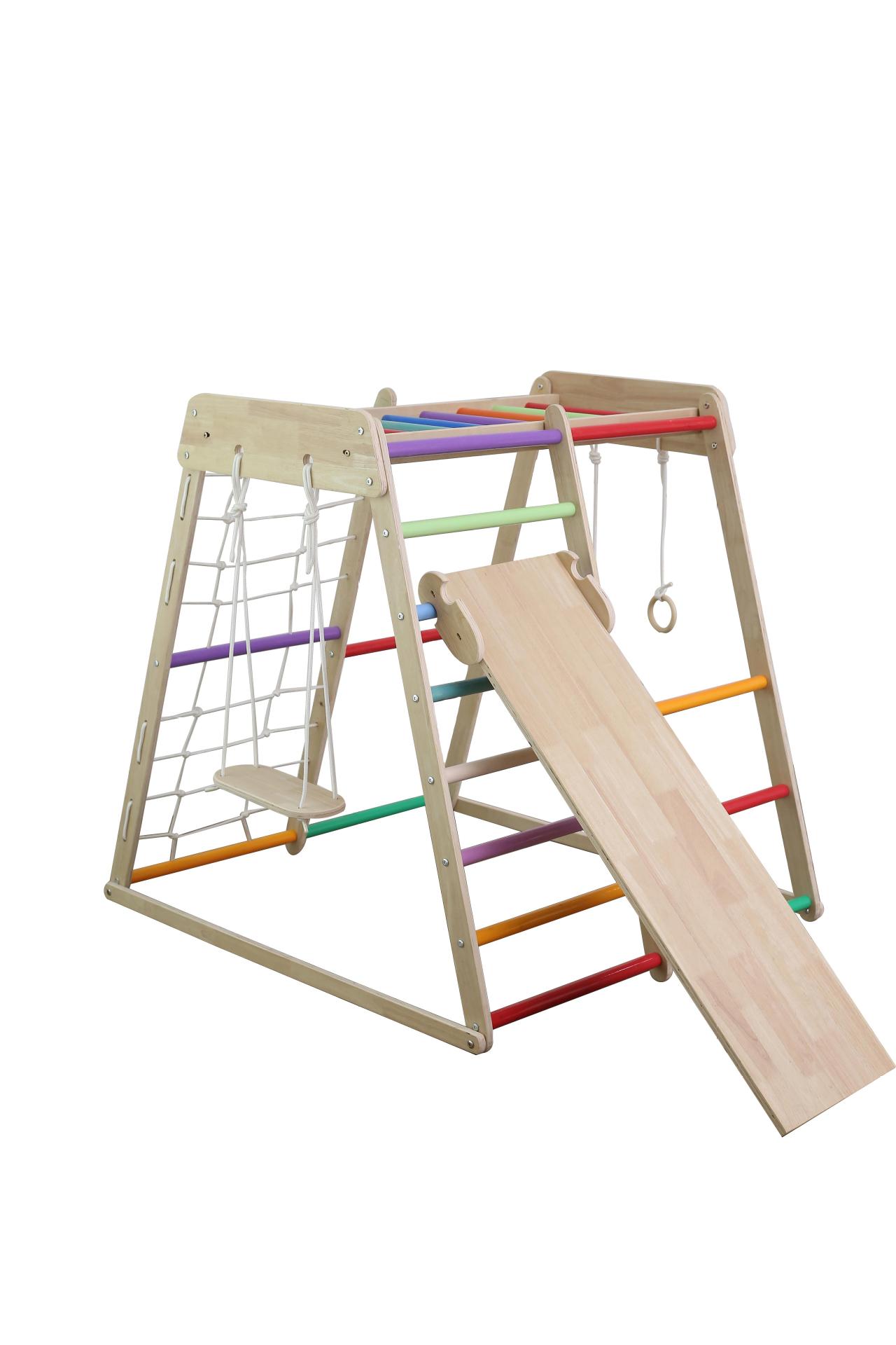 Kids Solid Wood Climbing Frame - đánh giá và giá Kids Education Park