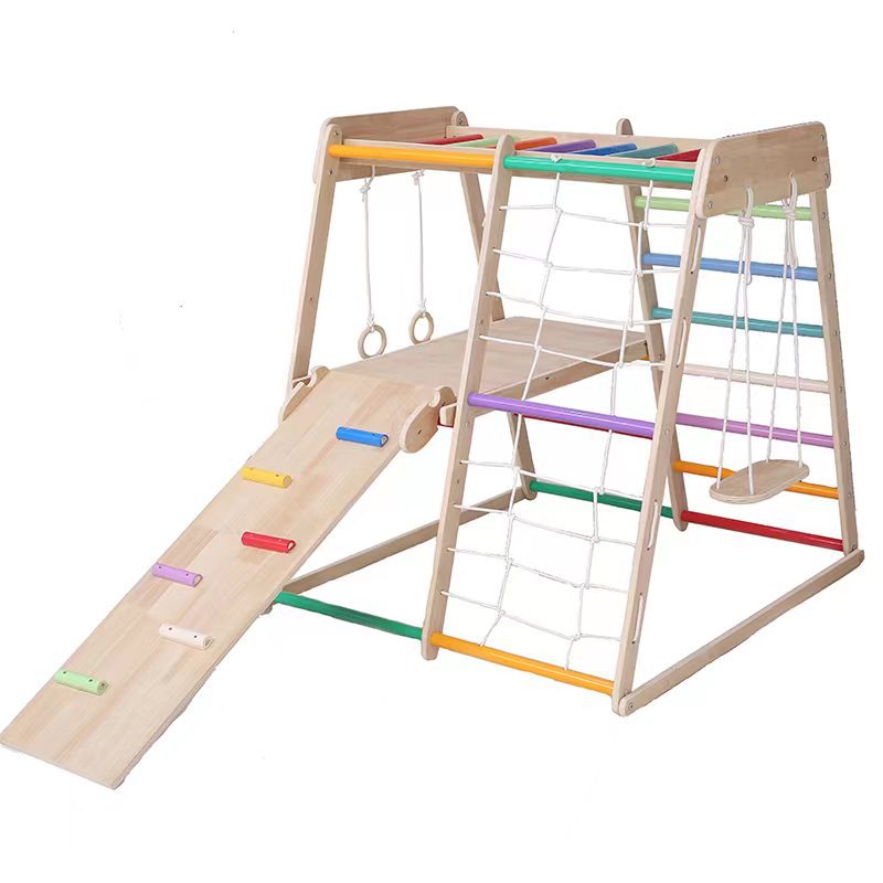 Kids Solid Wood Climbing Frame - đánh giá và giá Kids Education Park