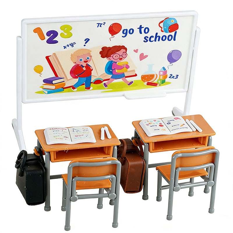 Miniature Class Furniture Set  - đánh giá và giá Kids Education Classes