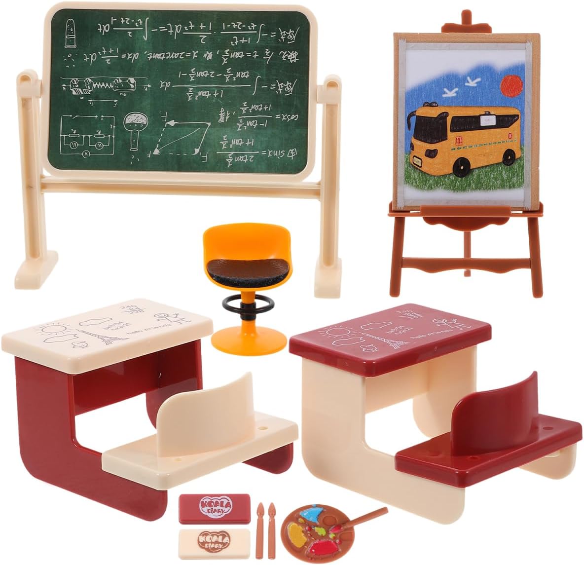 Miniature Class Furniture Set  - đánh giá và giá Kids Education Classes