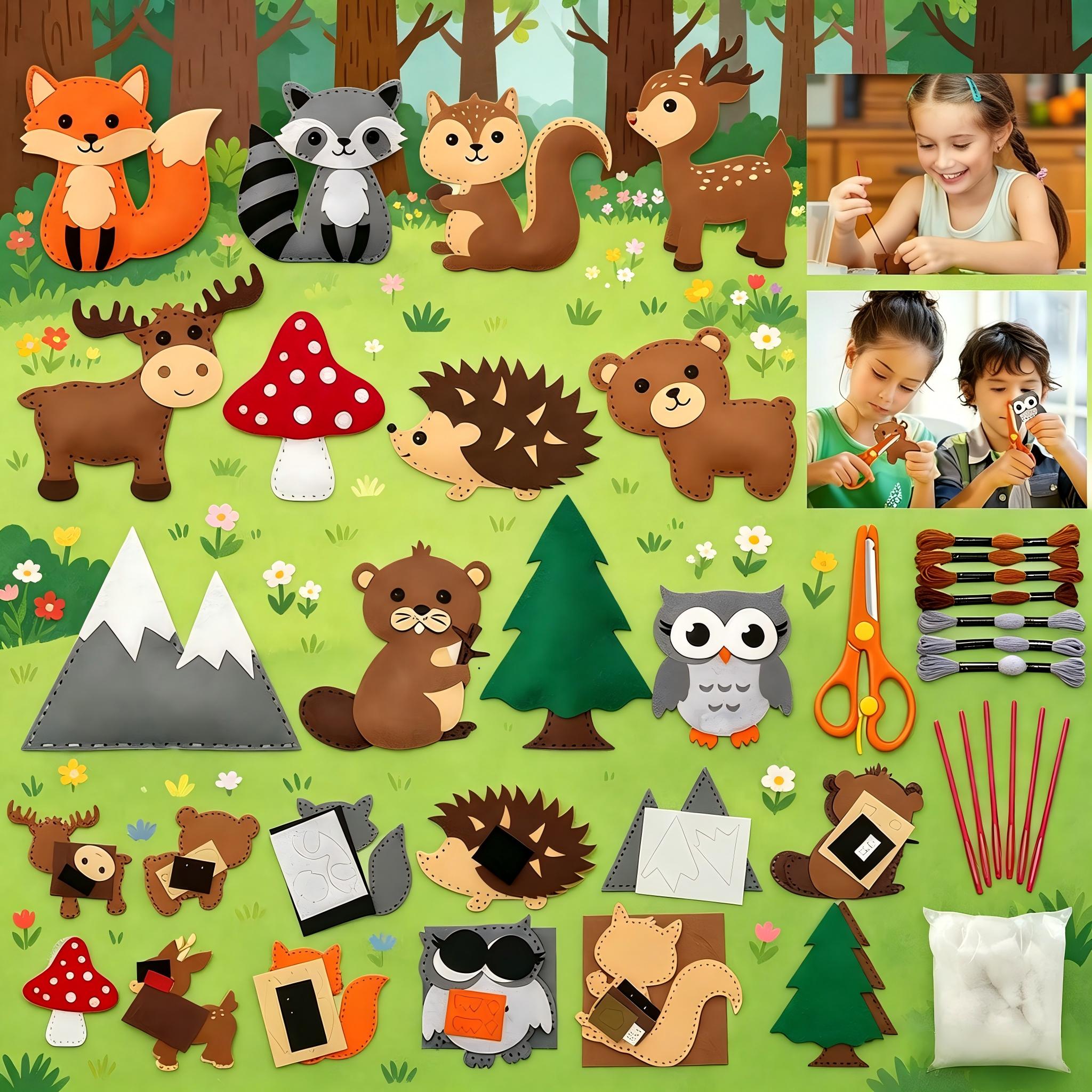 Sewing Kit for Kids Woodland A - đánh giá và giá Kids Education Classes