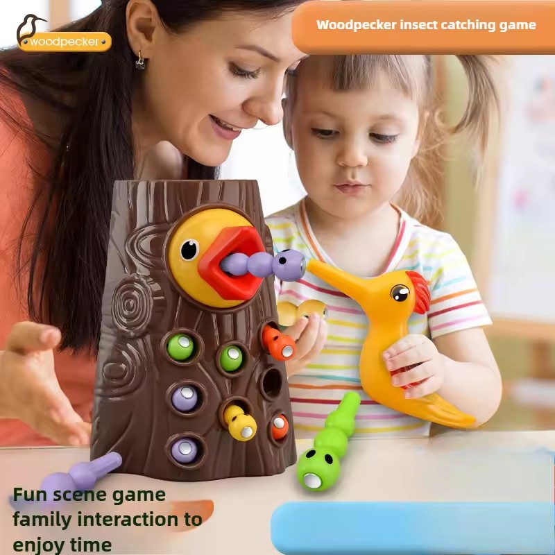 Woodpecker puzzle Toys Catchin - đánh giá và giá Montessori Shelf Toy
