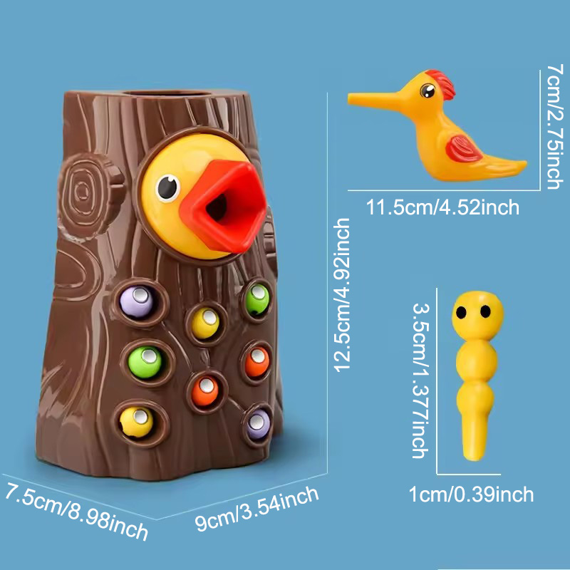 Woodpecker puzzle Toys Catchin - đánh giá và giá Montessori Shelf Toy