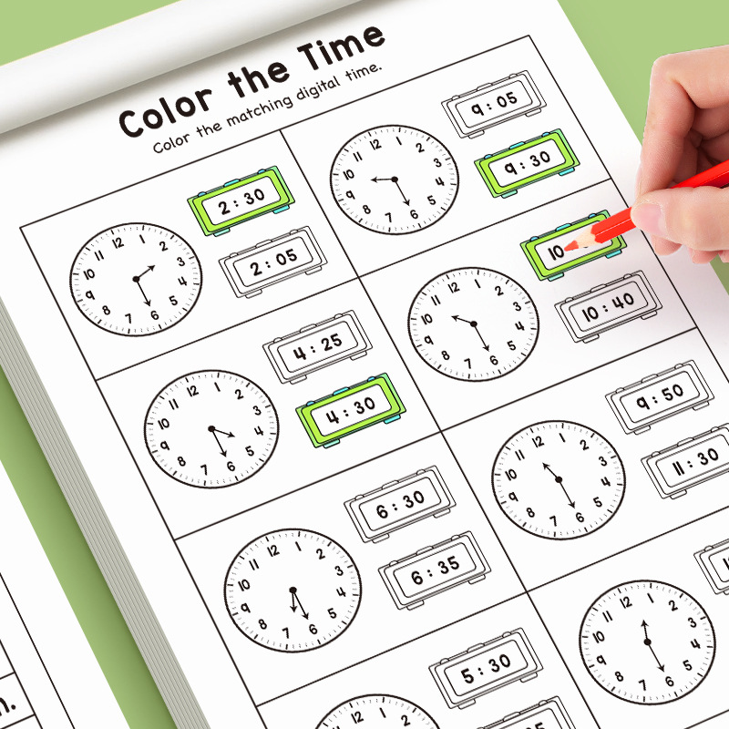 Kids Telling Time Educational  - đánh giá và giá Kids Education Worksheet