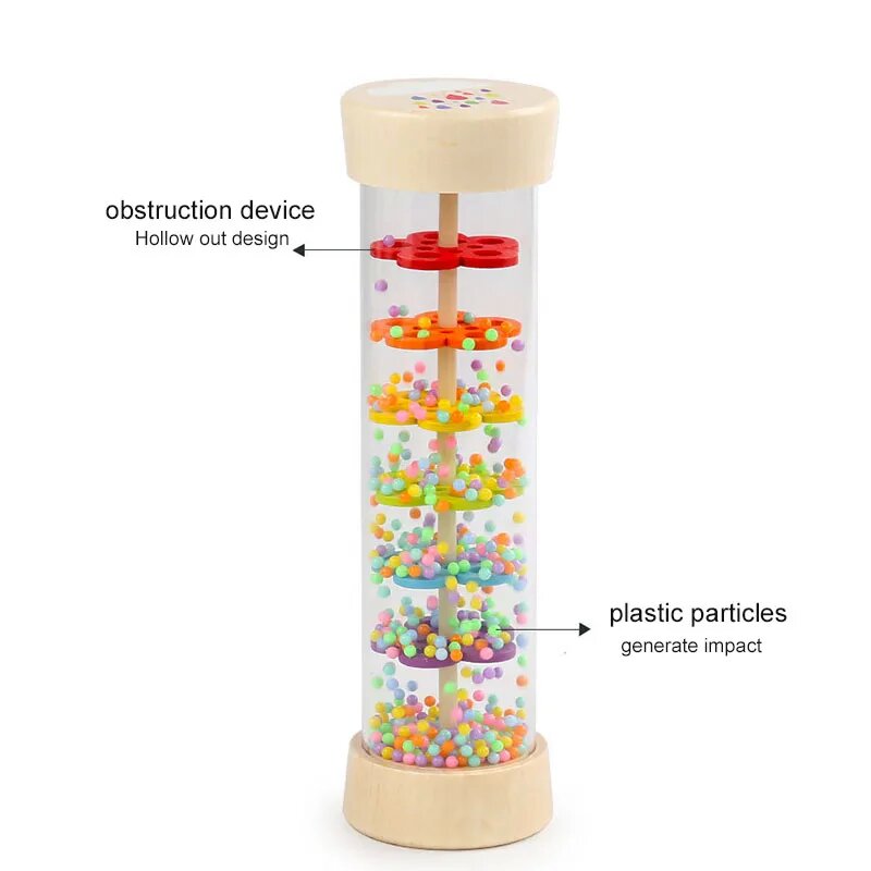 Rain Sound Tube Simulator Toy  - đánh giá và giá Kids Education Classes