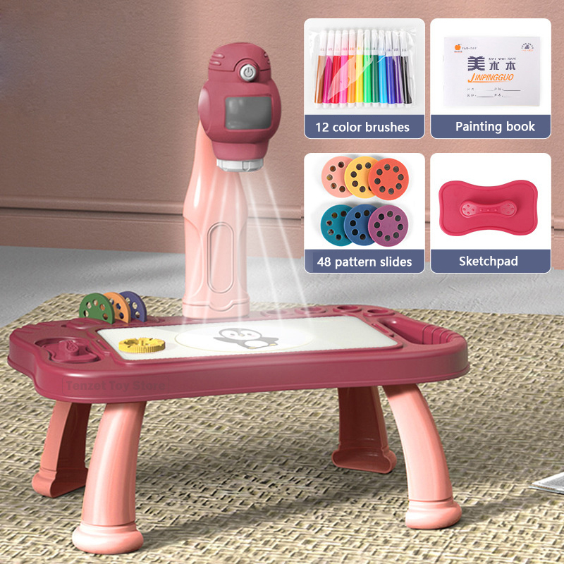Thông Minh Máy Chiếu Trẻ Em Tr - đánh giá và giá Kids Education Tablet