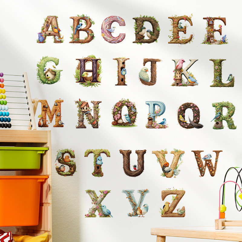 Cute Alphabet Vinyl Wall Decal - đánh giá và giá Abc Kids Early Education