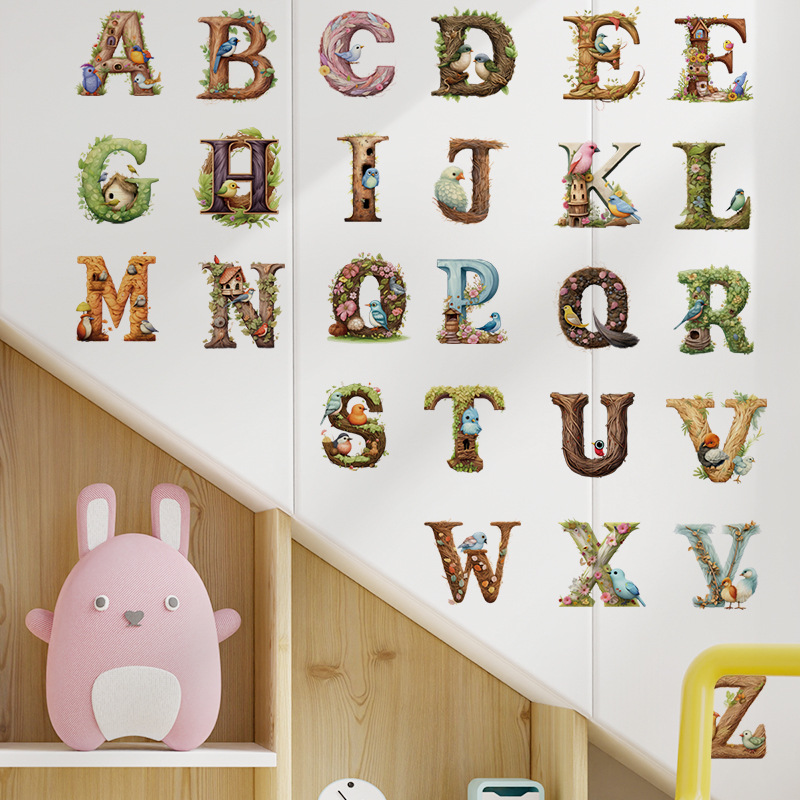 Cute Alphabet Vinyl Wall Decal - đánh giá và giá Abc Kids Early Education
