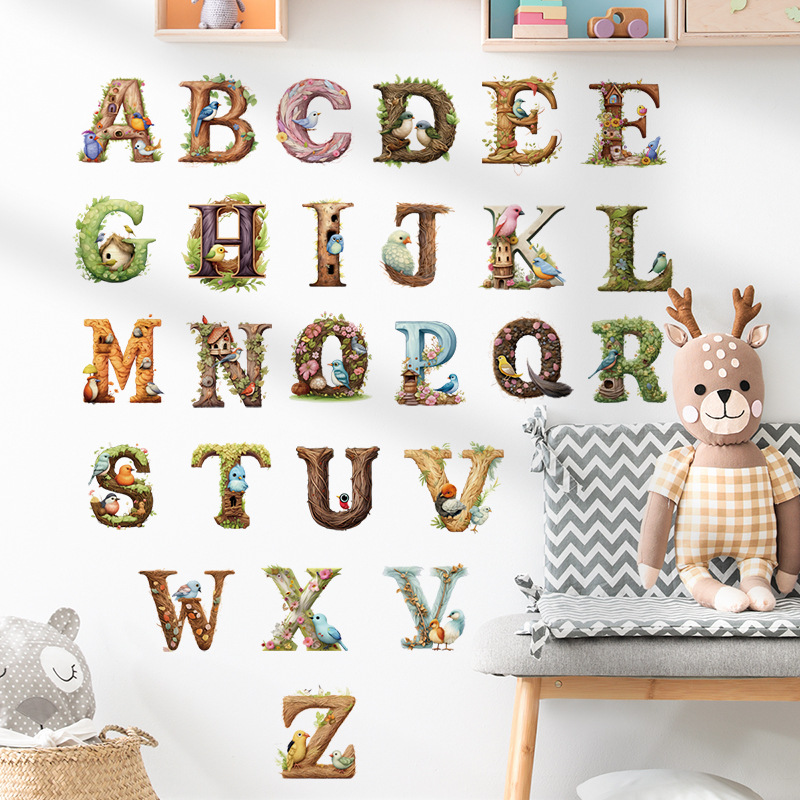 Cute Alphabet Vinyl Wall Decal - đánh giá và giá Abc Kids Early Education