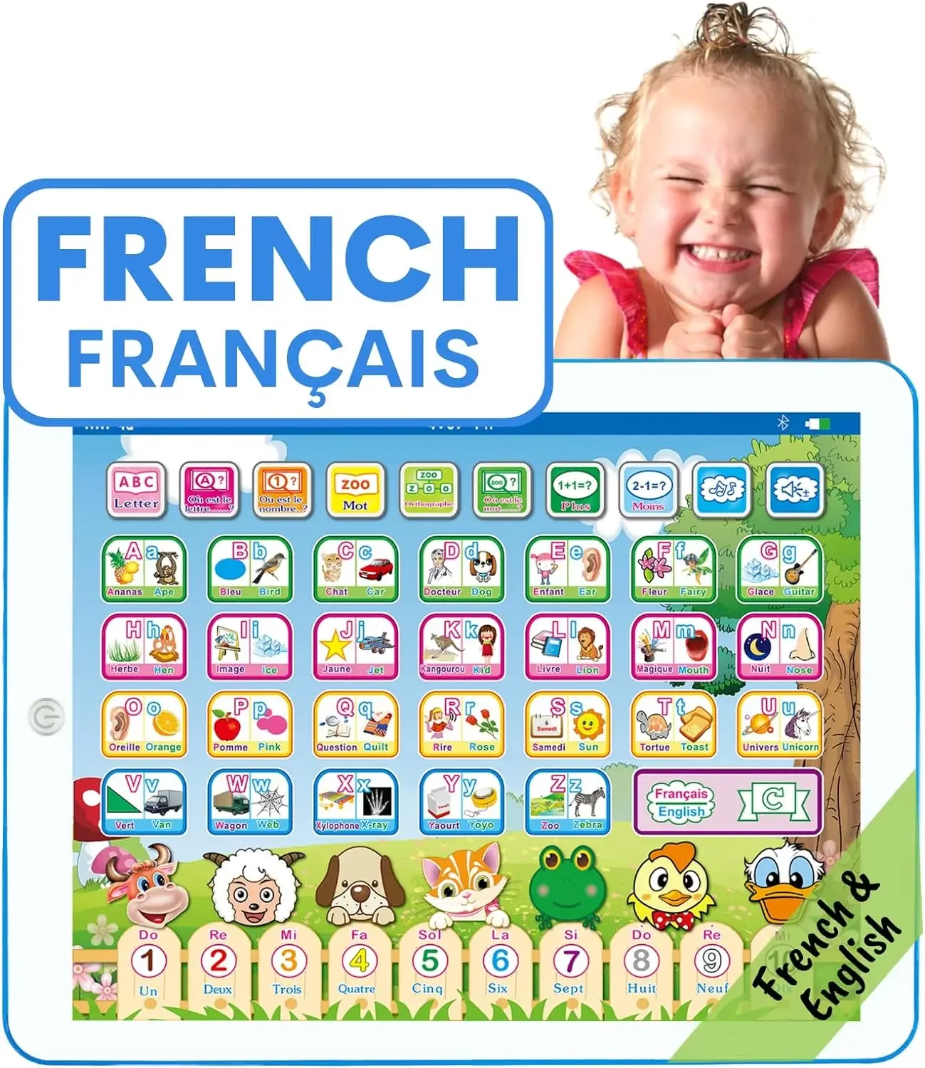 French English Bilingual Learn - đánh giá và giá Kids Education Tablet