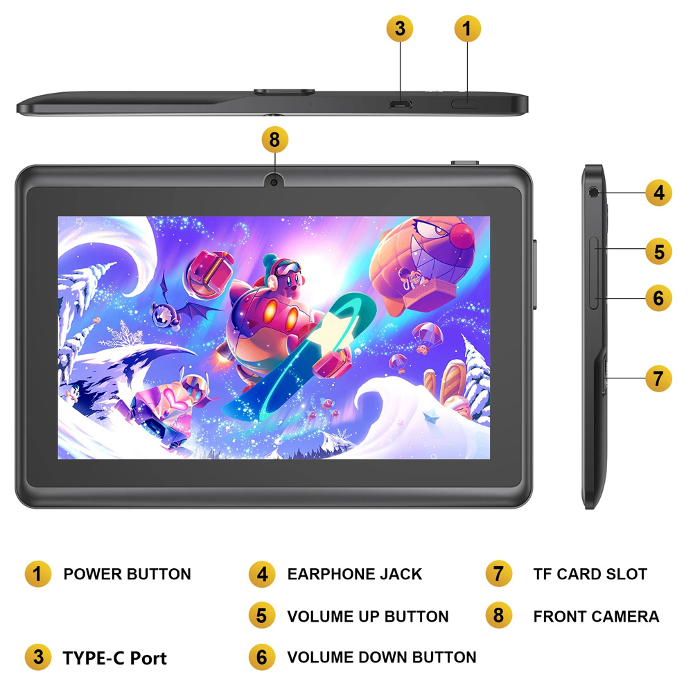 Hot Sales 7 Inch Kids Tablet Q - đánh giá và giá Kids Education Tablet
