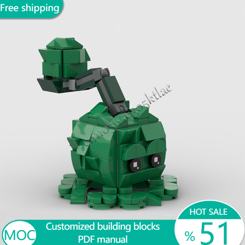 164 PCS Trees Cabbage-pult MOC - đánh giá và giá Kids Education Design