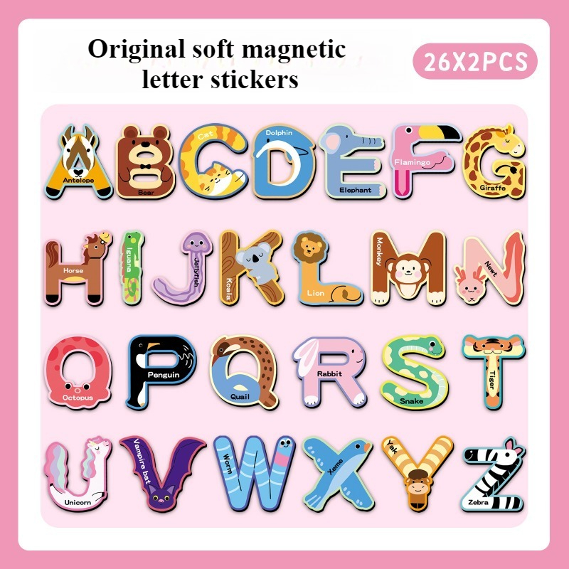 52Pcs Alphabet Magnetic Fridge - đánh giá và giá Abc Kids Early Education