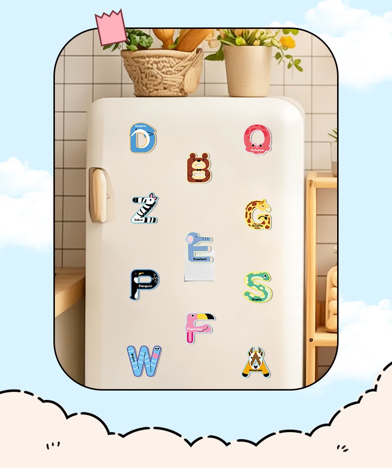 52Pcs Alphabet Magnetic Fridge - đánh giá và giá Abc Kids Early Education