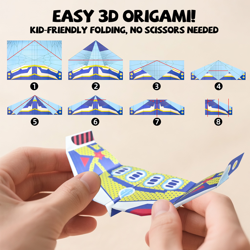 36 Sheets Paper Airplane Origa - đánh giá và giá Kids Educational Device
